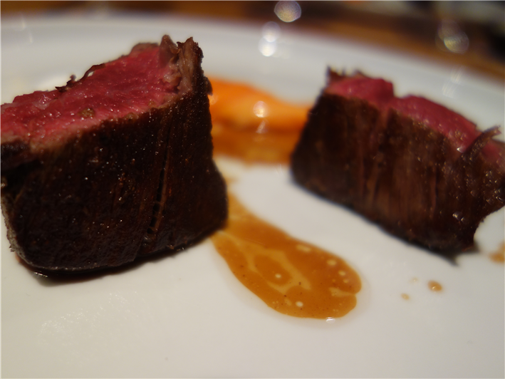 Scottish wagyu fillet with carrots
